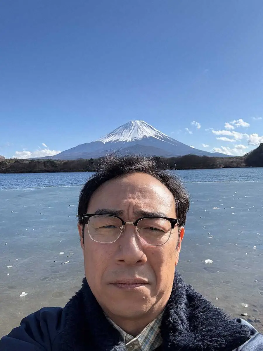 【画像・写真】「東京03」角田晃広　“撮り”つかれた霊峰富士　日テレ「ホットスポット」の撮影がきっかけ