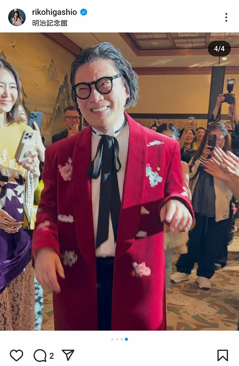 【画像・写真】東尾理子　父がプロ野球選手の世界的デザイナーに「親近感」と明かす　30周年イベントに長女と出席