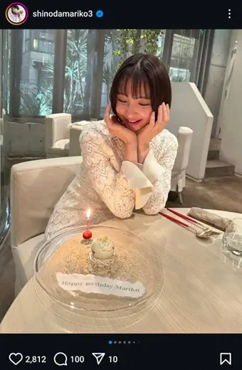 【画像・写真】篠田麻里子　金髪ギャルマリコ変身ショットなど公開に「可愛い人は何しても可愛い」「ギャル似合っとる」