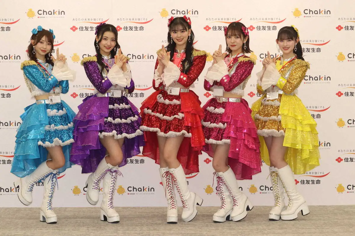 【画像・写真】「超ときめき宣伝部」　住友生命保険新CM発表会出席　坂井仁香「元本割れしない…興味を持った」