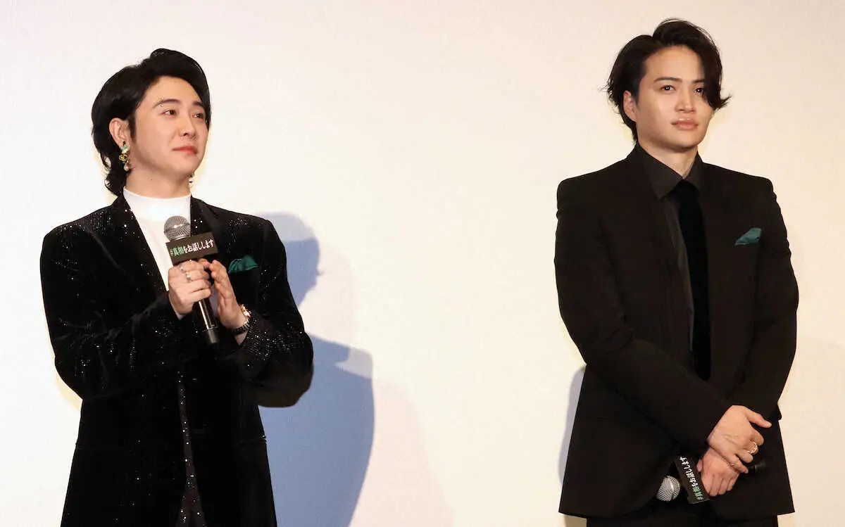 【画像・写真】ミセス・大森＆菊池風磨　ダブル主演映画完成披露　初共演、お互いの印象は…