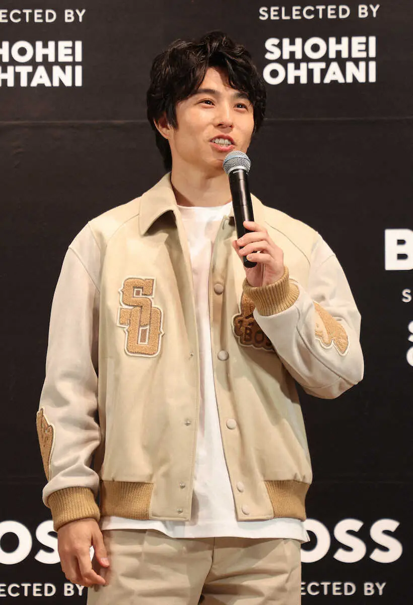 【画像・写真】中尾明慶　大谷コレクションで登場　16日は東京Dで生観戦「本当に夢が詰まっていた」