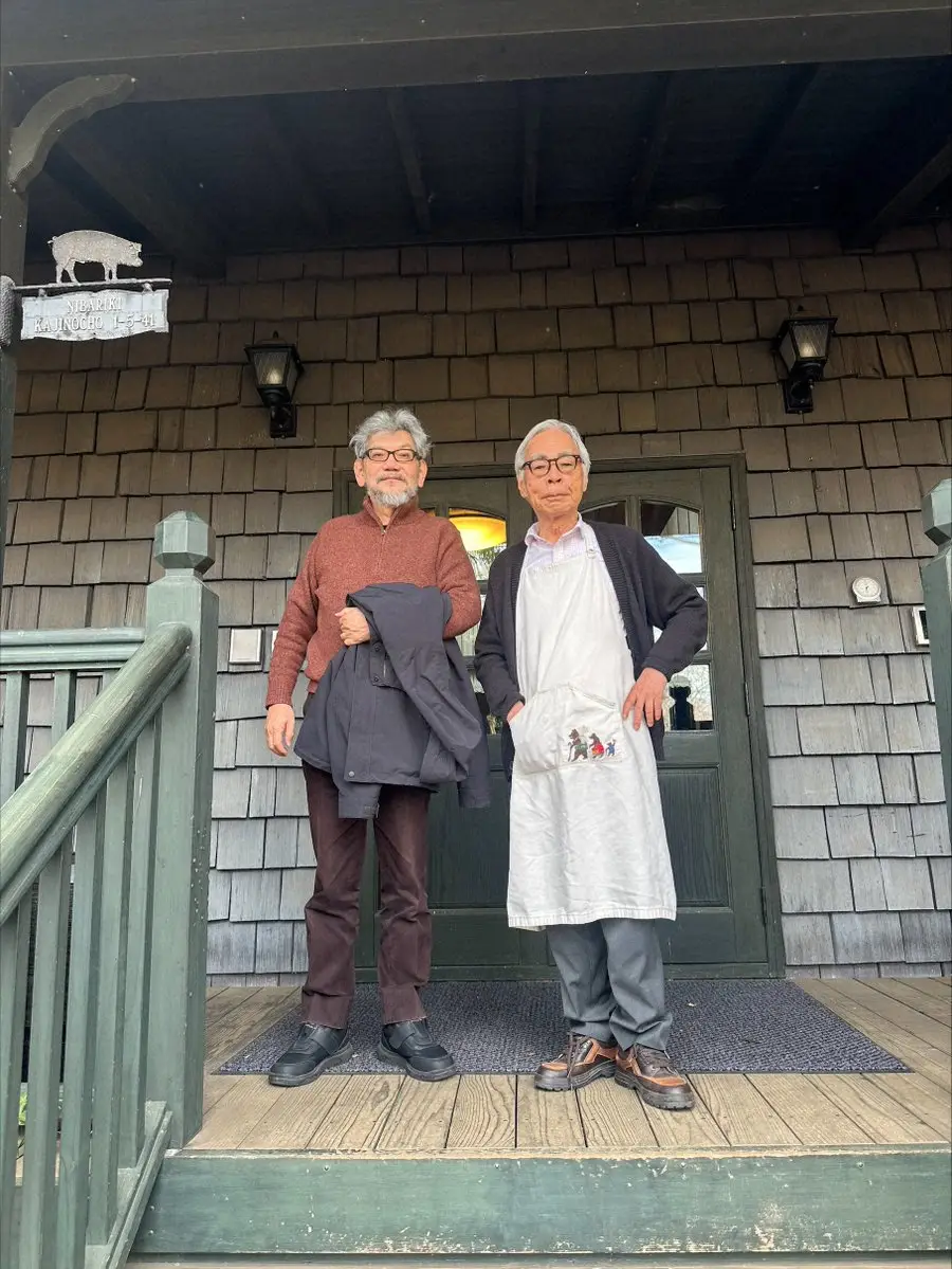 【画像・写真】庵野秀明氏、約6年ぶりに宮﨑駿監督と再会　2ショットも公開「ちなみに『ナウシカ』の話題は…」