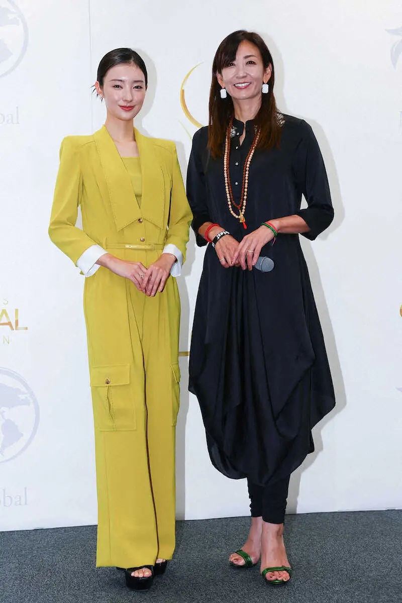 【画像・写真】宮本茉由＆中島史恵　世界へ羽ばたく女性をサポート　ミス＆ミセス「グローバル」日本大会