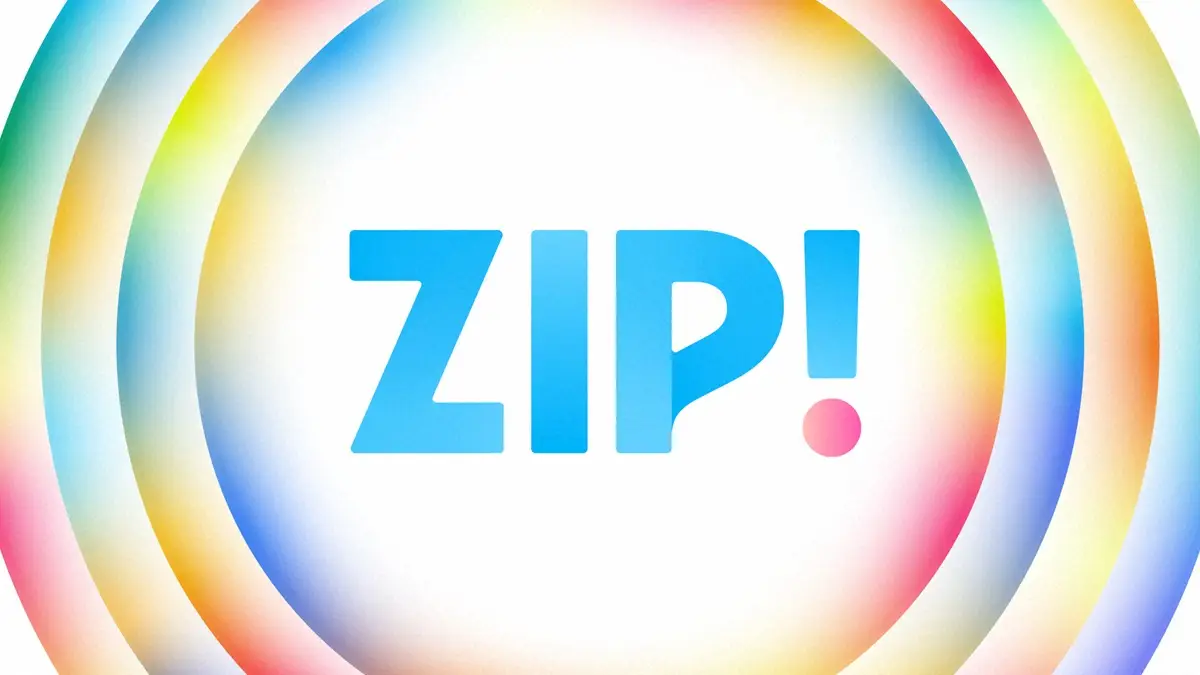 【画像・写真】解禁された「ZIP！」の新ロゴ（C）日本テレビ