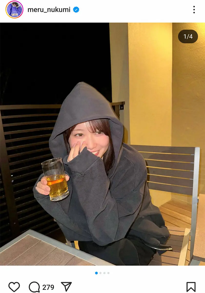 【画像・写真】生見愛瑠のインスタグラム（@meru_nukumi）から