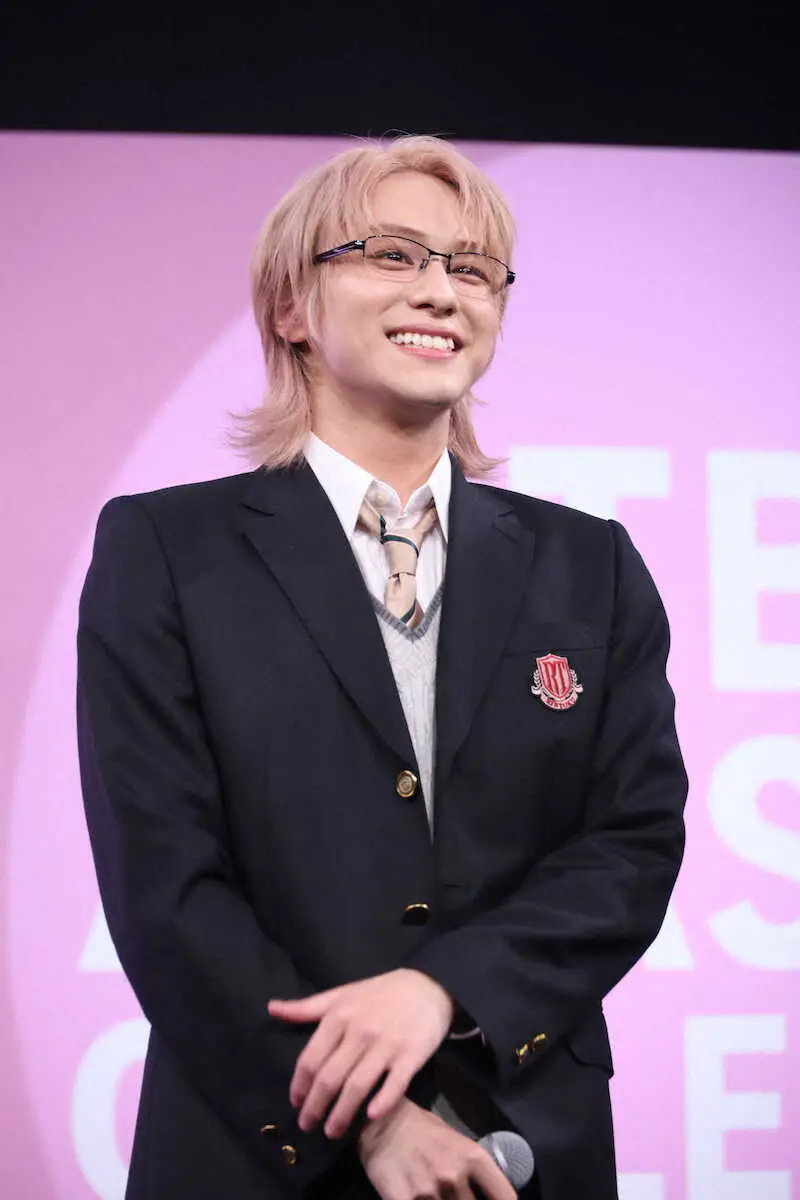 【画像・写真】「WILD　BLUE」山下幸輝　黒から一変、金髪に「ソワソワ」　TBSとTGCのコラボイベントに登場