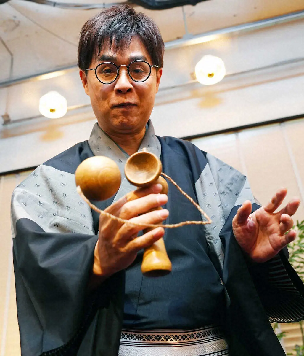 【画像・写真】立川志らく　“さら”なる大技へ「火が付いてる」　けん玉の絆　師・談志に負“けん”　“大河落語”構想も