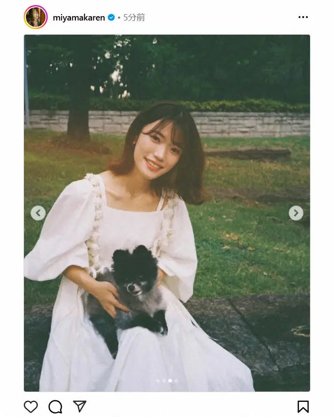 【画像・写真】元天才人気子役が運転免許取得を報告　愛犬との2ショット披露し「いっぱいドライブします」