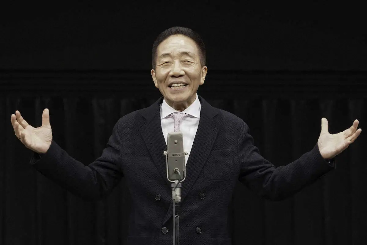 【画像・写真】中田カウス　芸人の心得を力説　「渋谷よしもと漫才劇場」こけら落とし公演