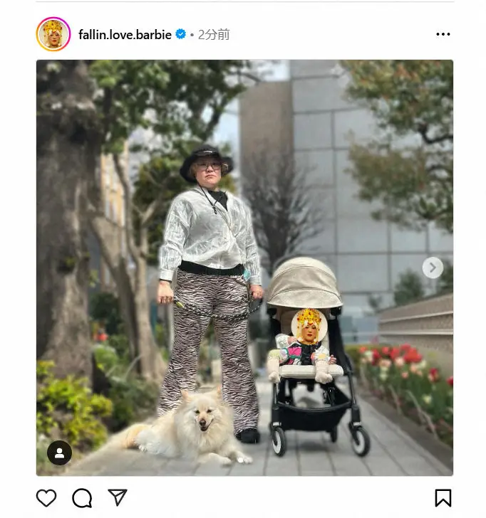 【画像・写真】バービー、家族写真をAIで“ジブリ風”に加工も…「トトロのメイちゃんになりたかったのに…なんで」