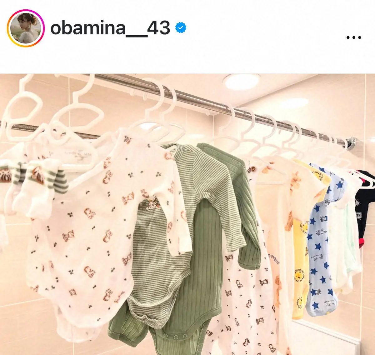 【画像・写真】元AKB48大場美奈　「世界一幸せな洗濯」報告　第1子性別も公表「マタニティライフも残りあとわずか」