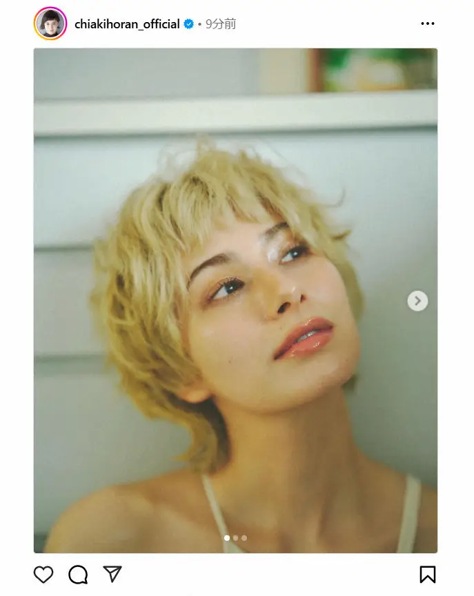 【画像・写真】ホラン千秋　別人級の激変ショット披露　黒髪が金髪に「天使すぎ」「何が起きたんだ！」とファン騒然