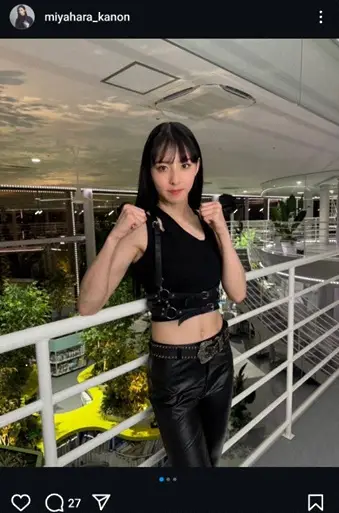 【画像・写真】“まるでキャッツアイ”宮原華音　フマキラー潜入ショットに「スタイル良すぎ」「カッコいいしか言えん」