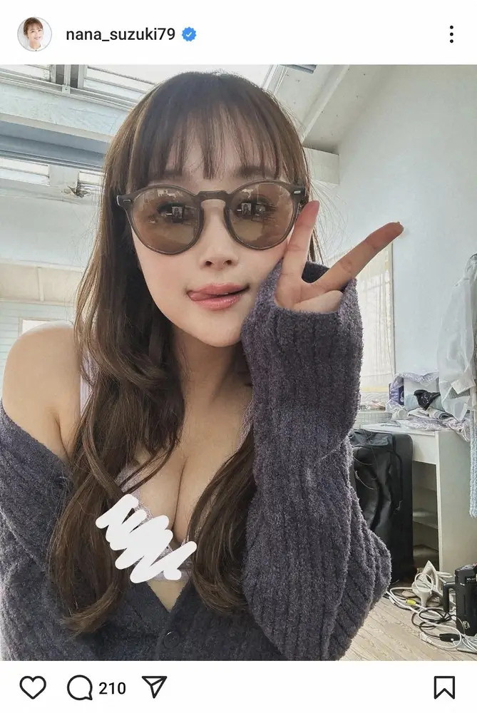 【画像・写真】鈴木奈々　「過去最高体重で撮影しました」「過去一で…」最新ショットで体重告白「今が一番好き」の声