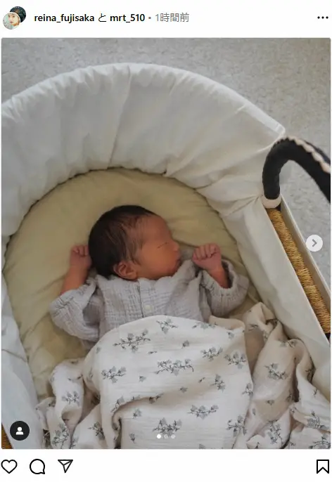 【画像・写真】モデルの藤阪れいな　第2子男児出産を報告　夫はサッカー日本代表MF守田英正