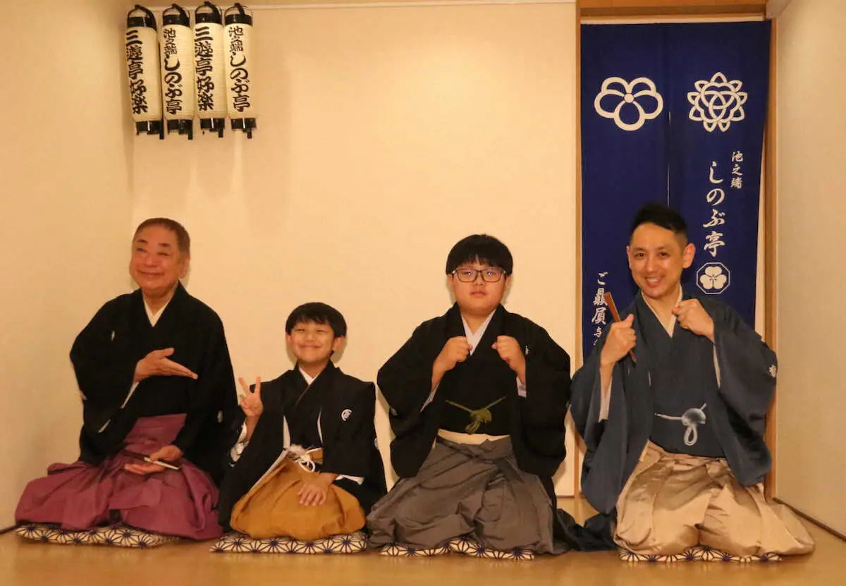 【画像・写真】七代目三遊亭円楽の長男＆次男が5・31寄席デビュー　入門は未定も好楽と“史上初”親子三世代寄席共演