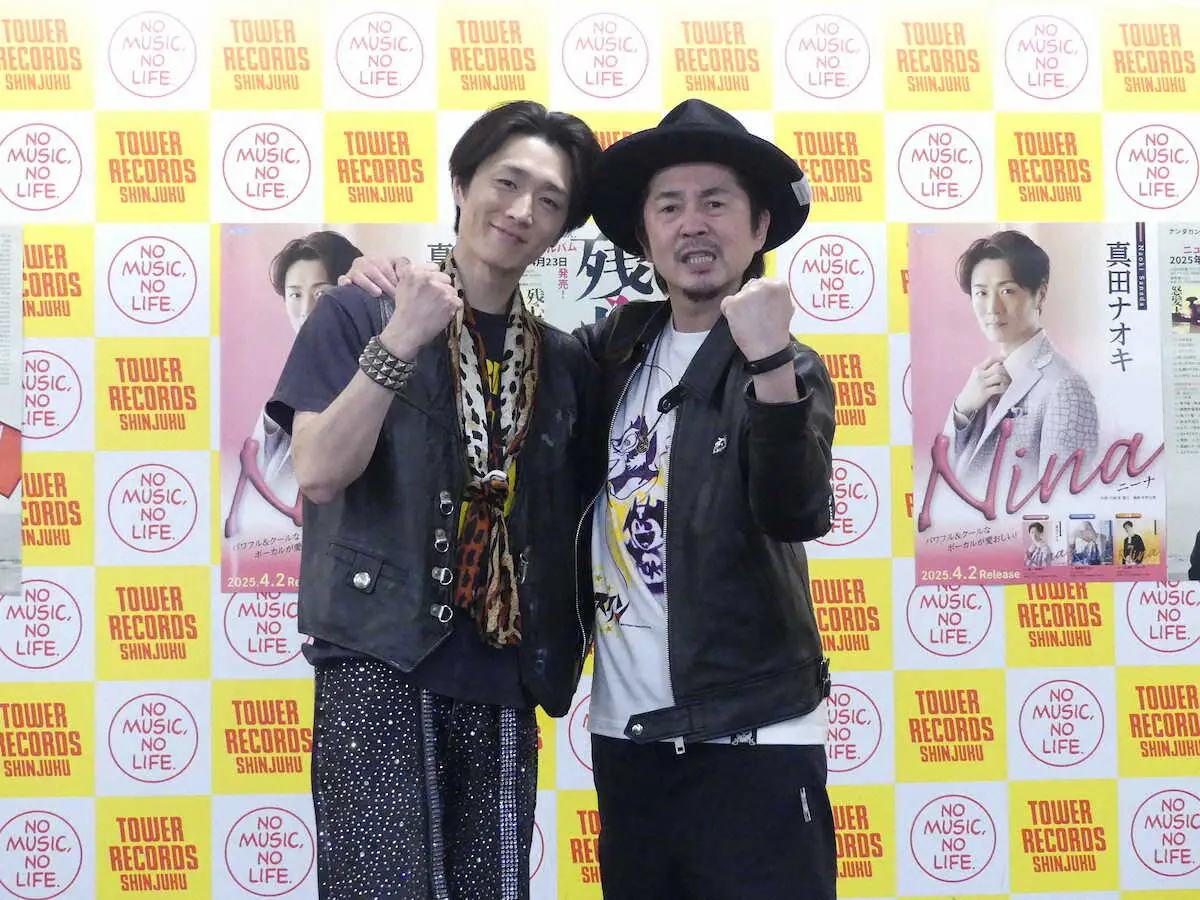 【画像・写真】真田ナオキ＆怒髪天・増子　初の合同イベント　ハスキーボイスの共演　増子「次はバンドの演奏で歌って」