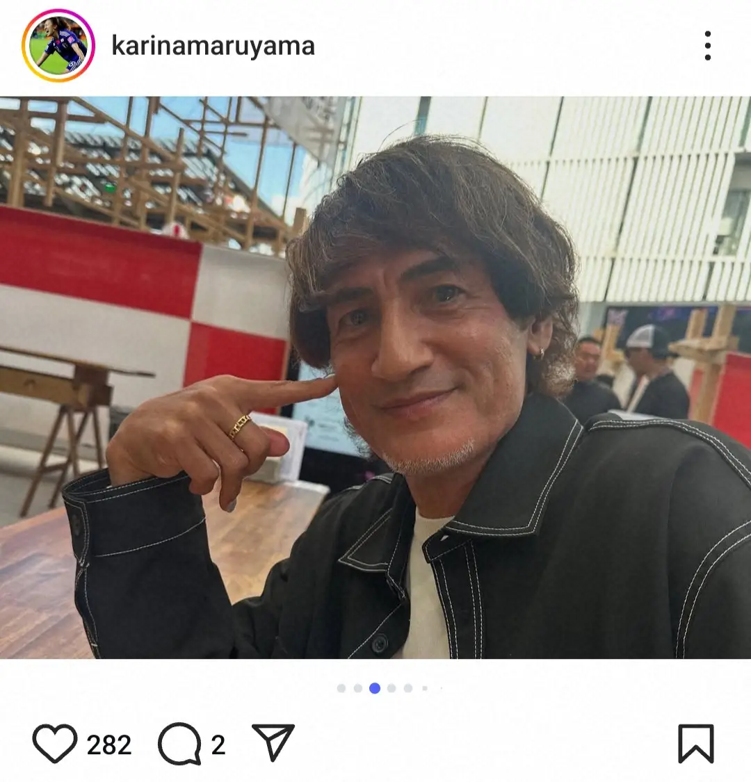 【画像・写真】丸山桂里奈　夫・本並健治とほろ酔い？20年ぶり再会の豪華4Sも公開「サッカーで繋がる縁は素晴らしい」