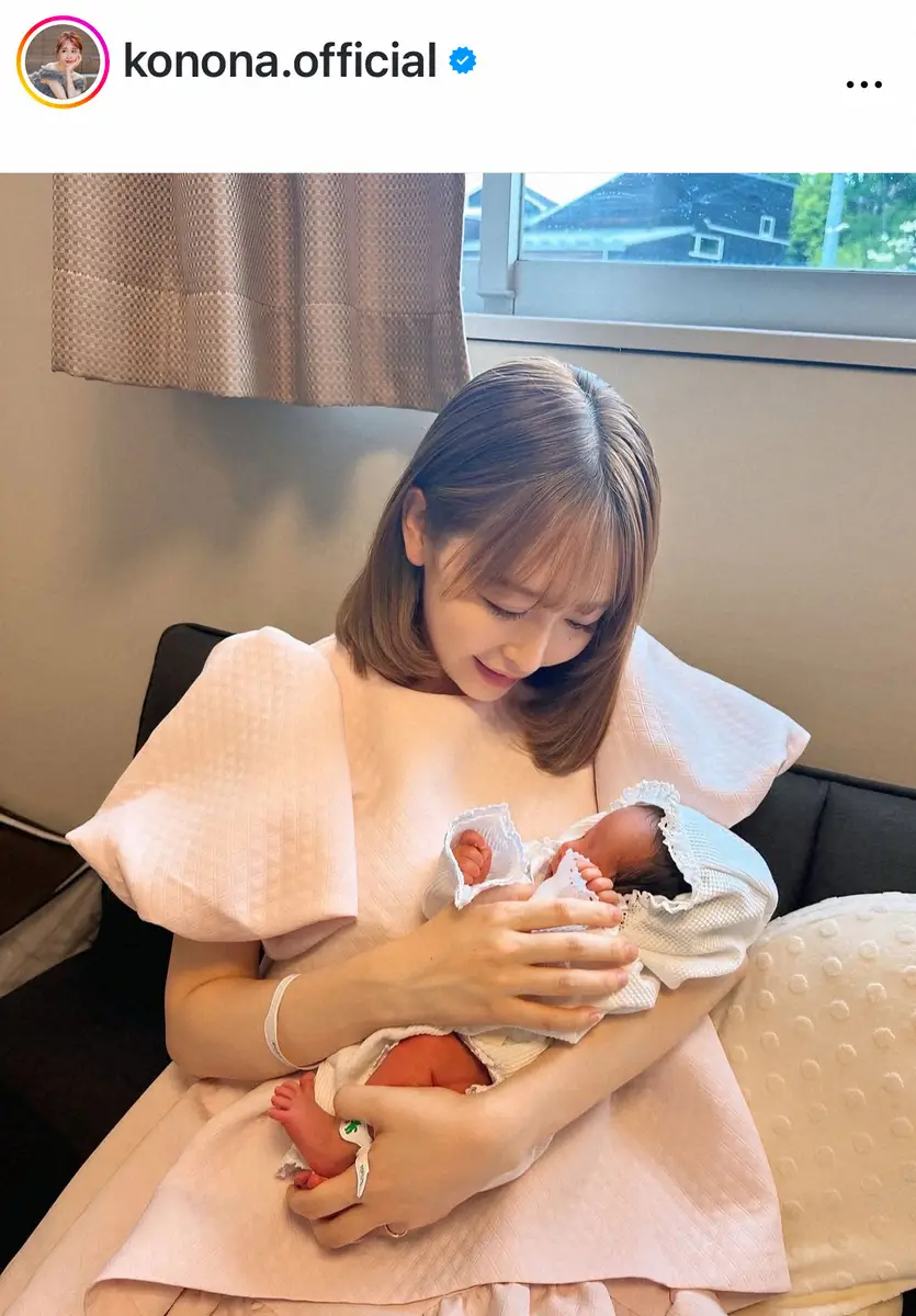 【画像・写真】ネトフリ「ラブデッドライン」36歳タレント　第1子出産＆退院報告「新しい家族として出発」