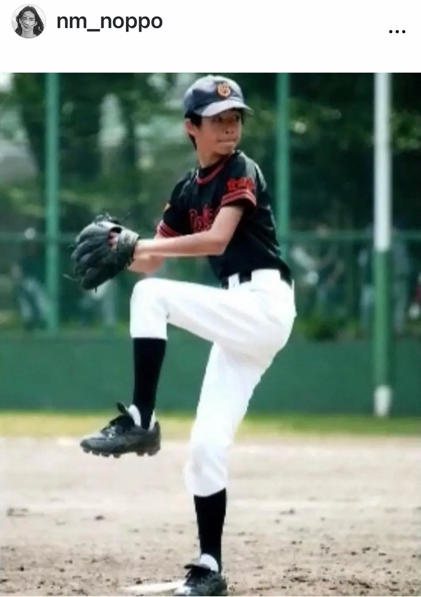 【画像・写真】大物俳優の長男モデル　「14年経てど同じ投げかた」中学時代のS公開に「小顔でスタイルレベチは昔から」