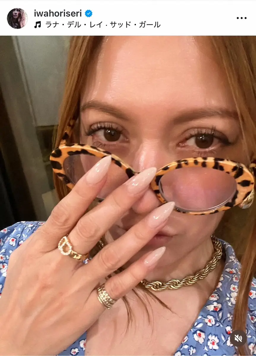 【画像・写真】岩堀せり　更年期の悩み告白「指の関節が…」　ネイルで前向きに「永遠の憧れ」「ほんとに47歳？」