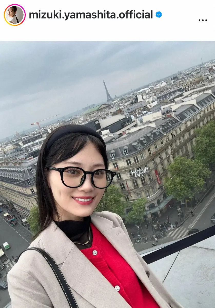 【画像・写真】元アイドルの25歳・人気女優　幼少期からの一番の夢明かす「パリ一人旅叶えてきました！」