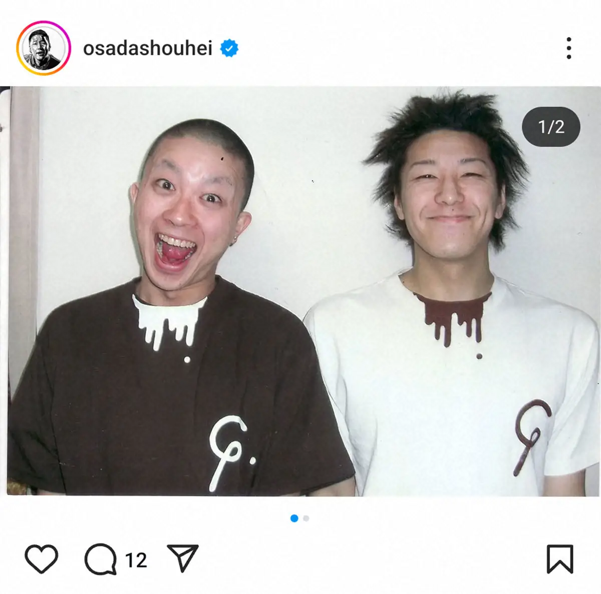 【画像・写真】チョコプラ　20年前の宣材写真を再現に「現在のほうが穏やかな笑顔」「長田さんは変わらない」などの声