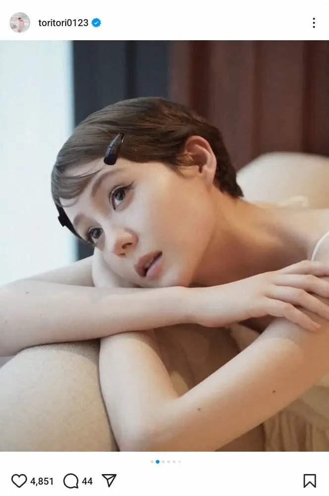 【画像・写真】トリンドル玲奈の美白際立つ近影にファン「この世でいちばんかわいい」「妖精かと」「バレリーナみたい」