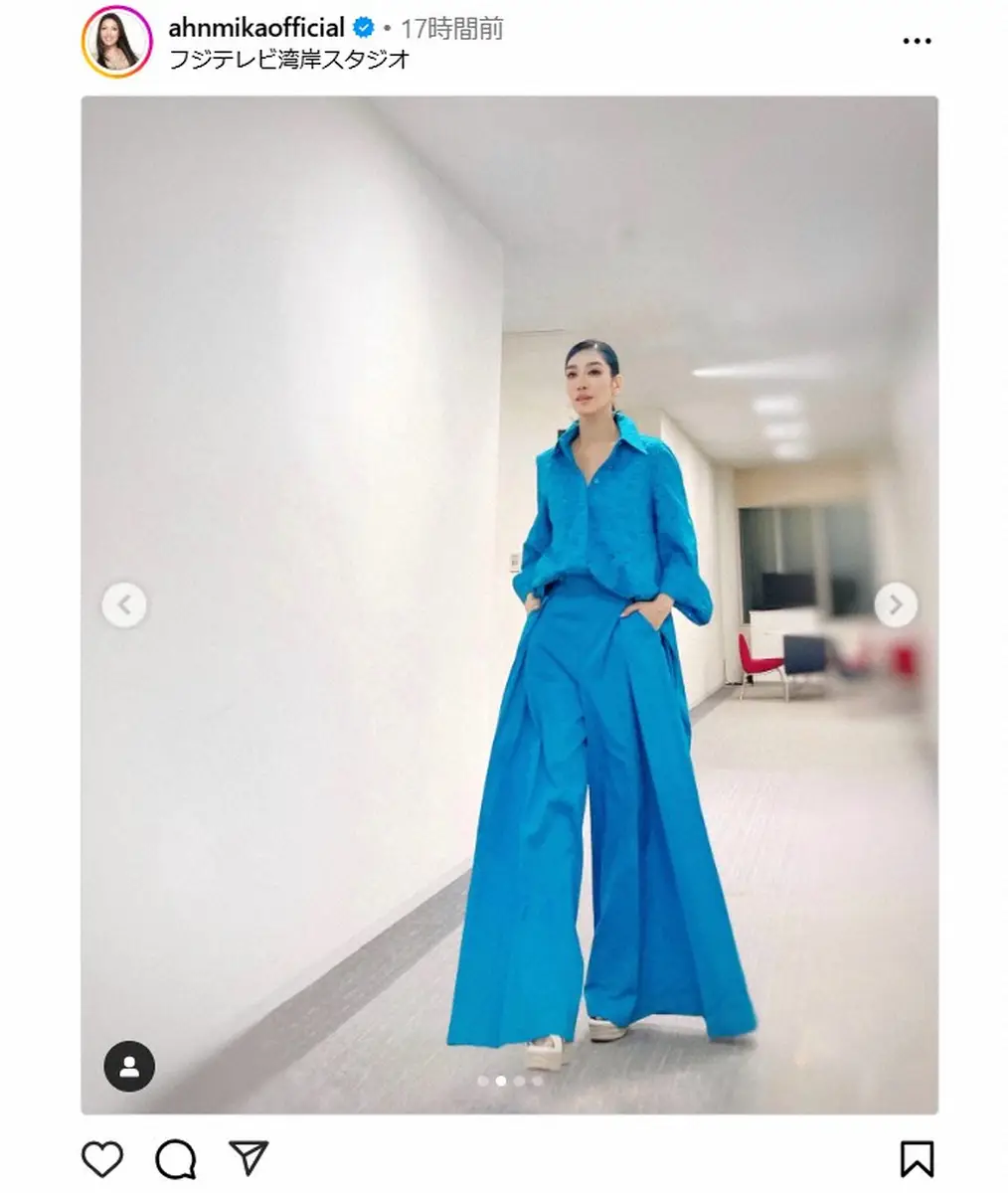 【画像・写真】これぞアンミカ!“オーラ全開”の私服姿披露　「衣装より派手、、と、みちょぱも笑ってた」