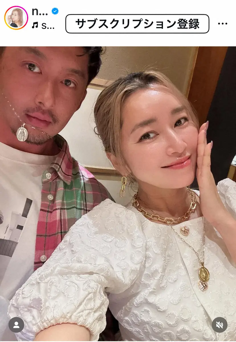 【画像・写真】49歳人気モデル　「G.W.どこにも行かないので」16歳下夫とのお寿司デート「美味しかった」