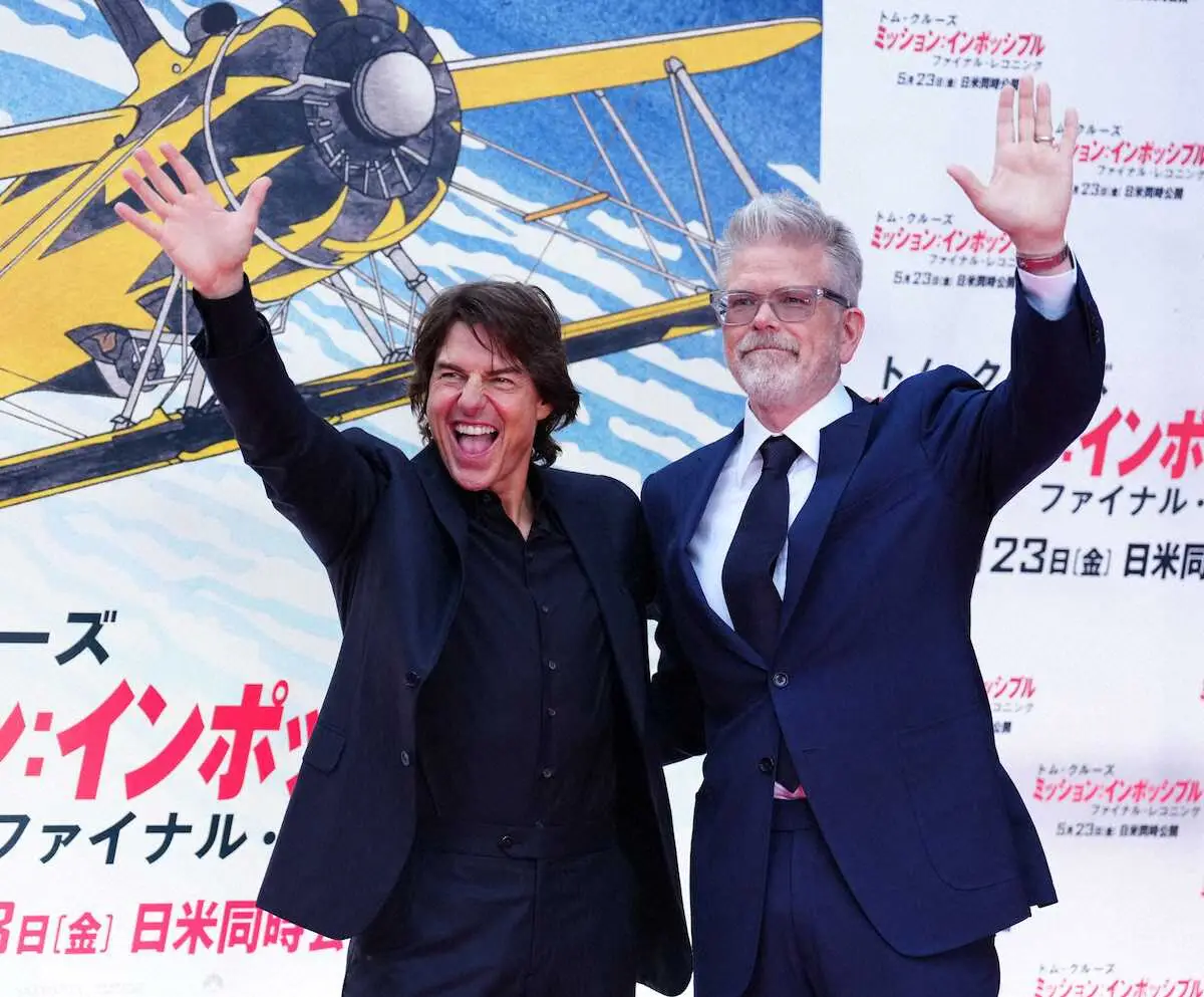 【画像・写真】小池百合子都知事、トム・クルーズと豪華競演　都庁広場で開会宣言「ようこそ東京へ」