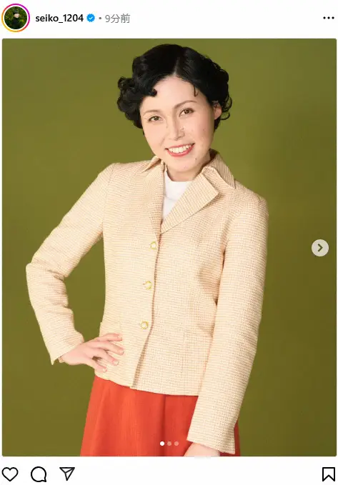 【画像・写真】元尼神インター・誠子が“人妻”に　「写真の私、若い時のお母さんにそっくり」