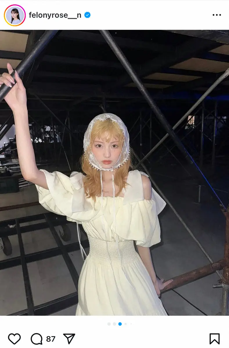 【画像・写真】「仮面ライダー」ヒロイン23歳女優　金髪に激変！新ヘアに反響「可愛すぎ」「天使」「洋風人形みたい」