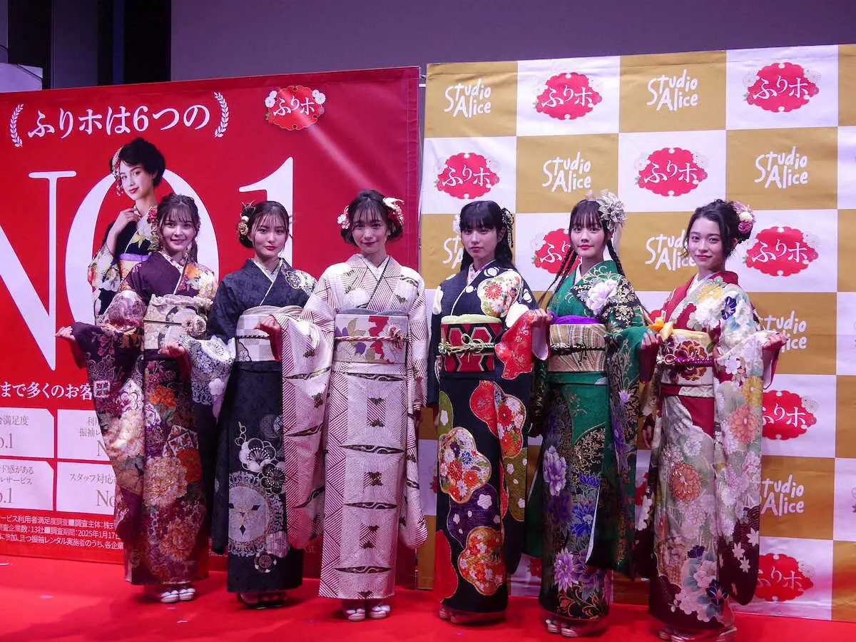 【画像・写真】（左から）夏川メガン、田仲埜愛、今森茉耶、向井怜衣、平松想乃、紗和