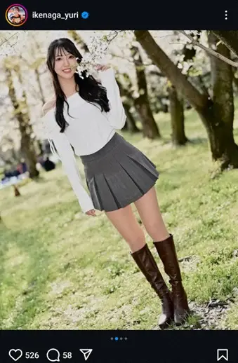 【画像・写真】“元アイドル”28歳レースクイーン・池永百合　オフショル・ショット公開に「ステキ」「キレイ」