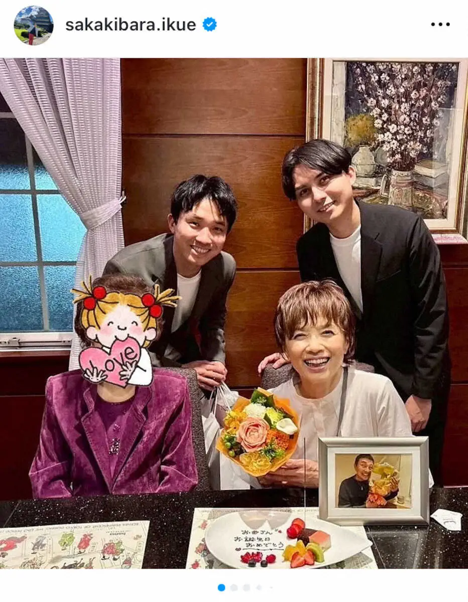 【画像・写真】榊原郁恵の公式インスタグラム（@sakakibara.ikue)から
