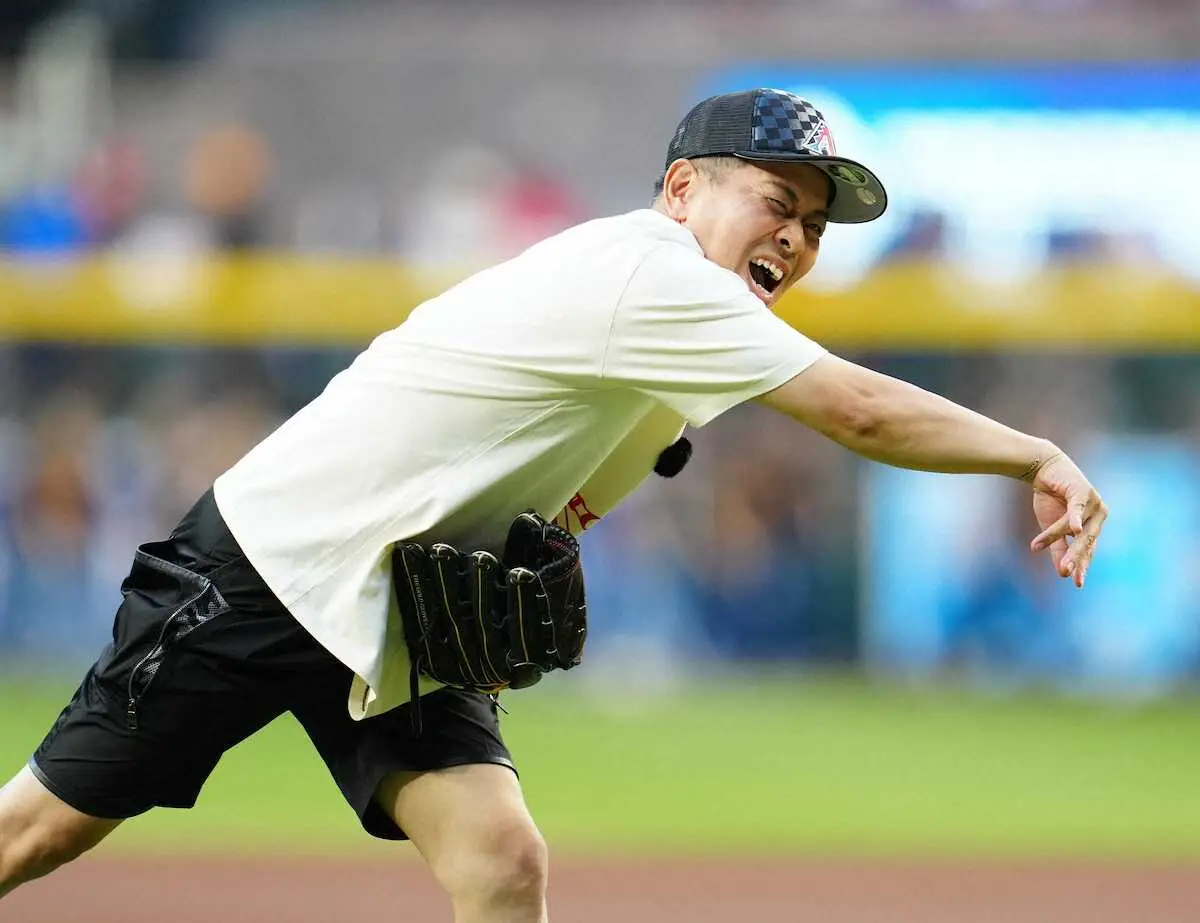 【画像・写真】宮迫博之　ド軍戦始球式の舞台裏を大公開「緊張したけど楽しかった…一生の思い出」