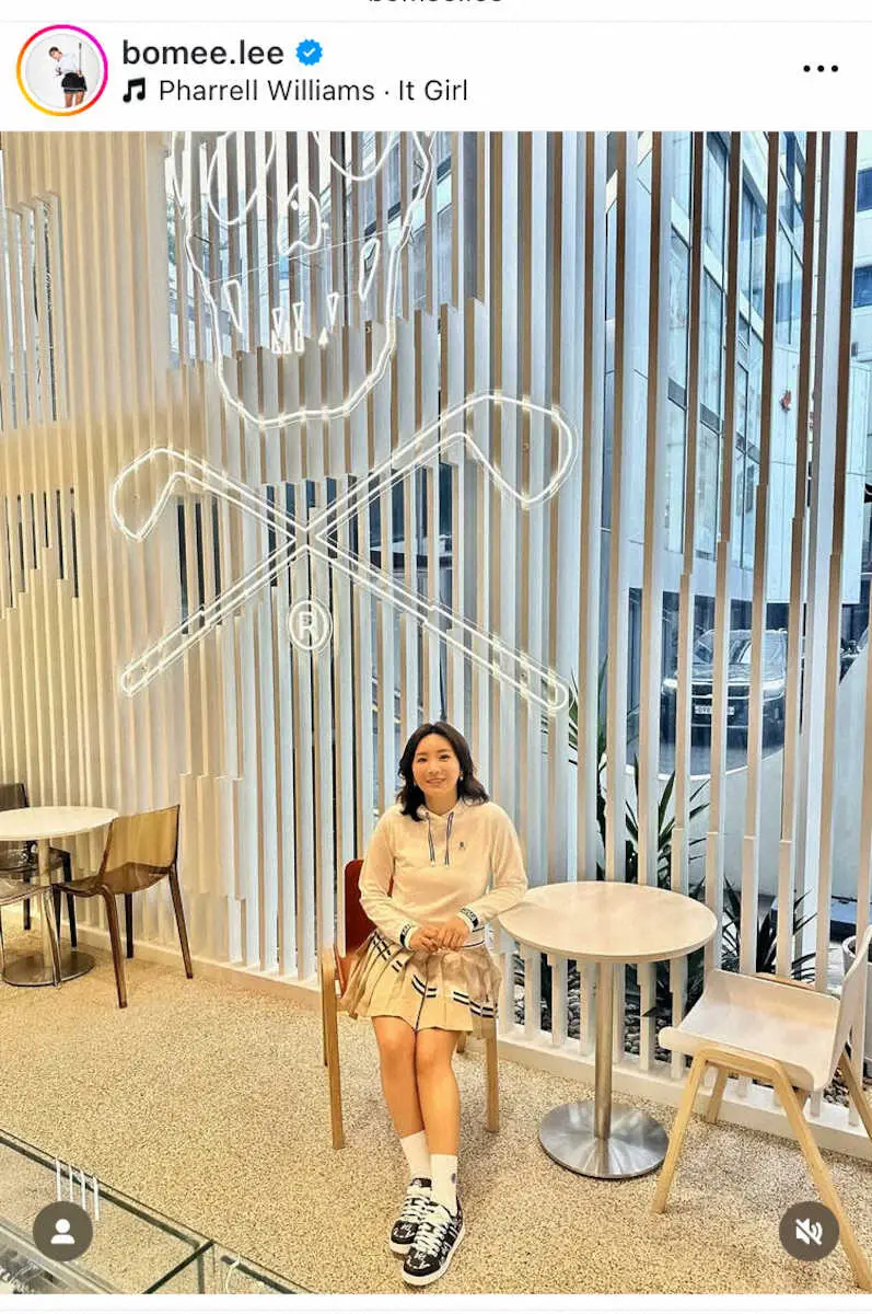 【画像・写真】イ・ボミの公式インスタグラム（＠bomee.lee）から