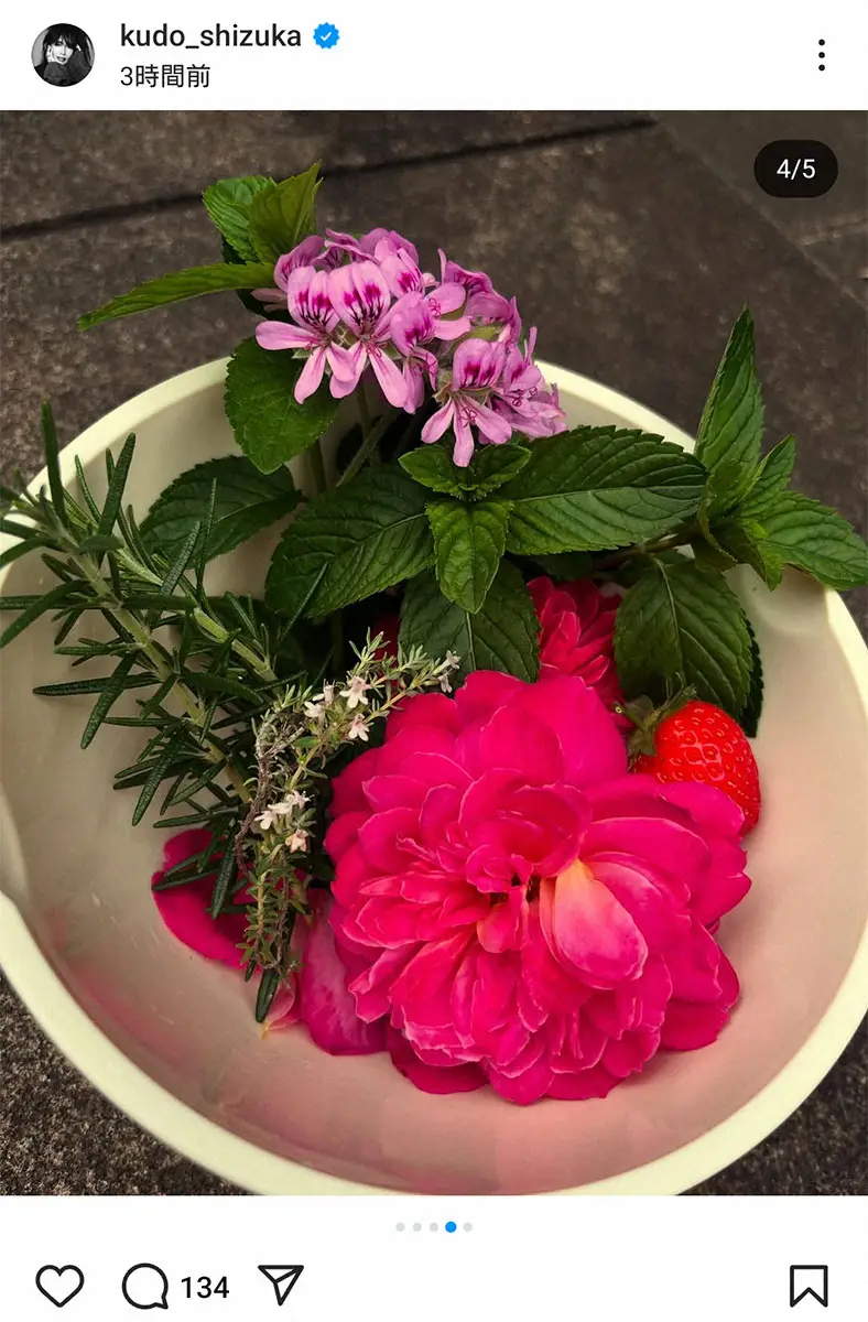 【画像・写真】工藤静香のインスタグラム（@kudo_shizuka）から