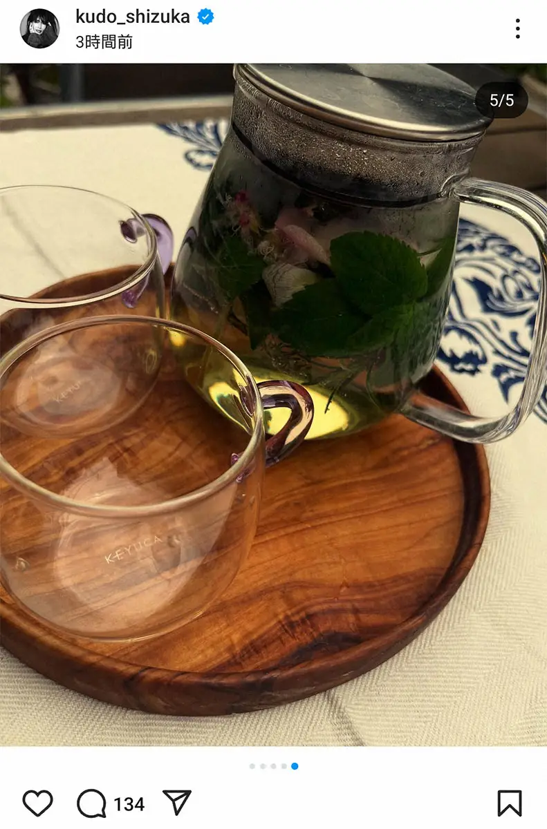 【画像・写真】工藤静香のインスタグラム（@kudo_shizuka）から