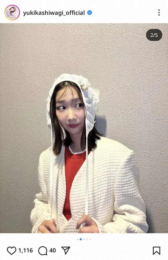 【画像・写真】柏木由紀のランウェイ衣装が「赤ちゃんみたい」「白ずきんちゃんだ」と大反響「お茶目だなあ」