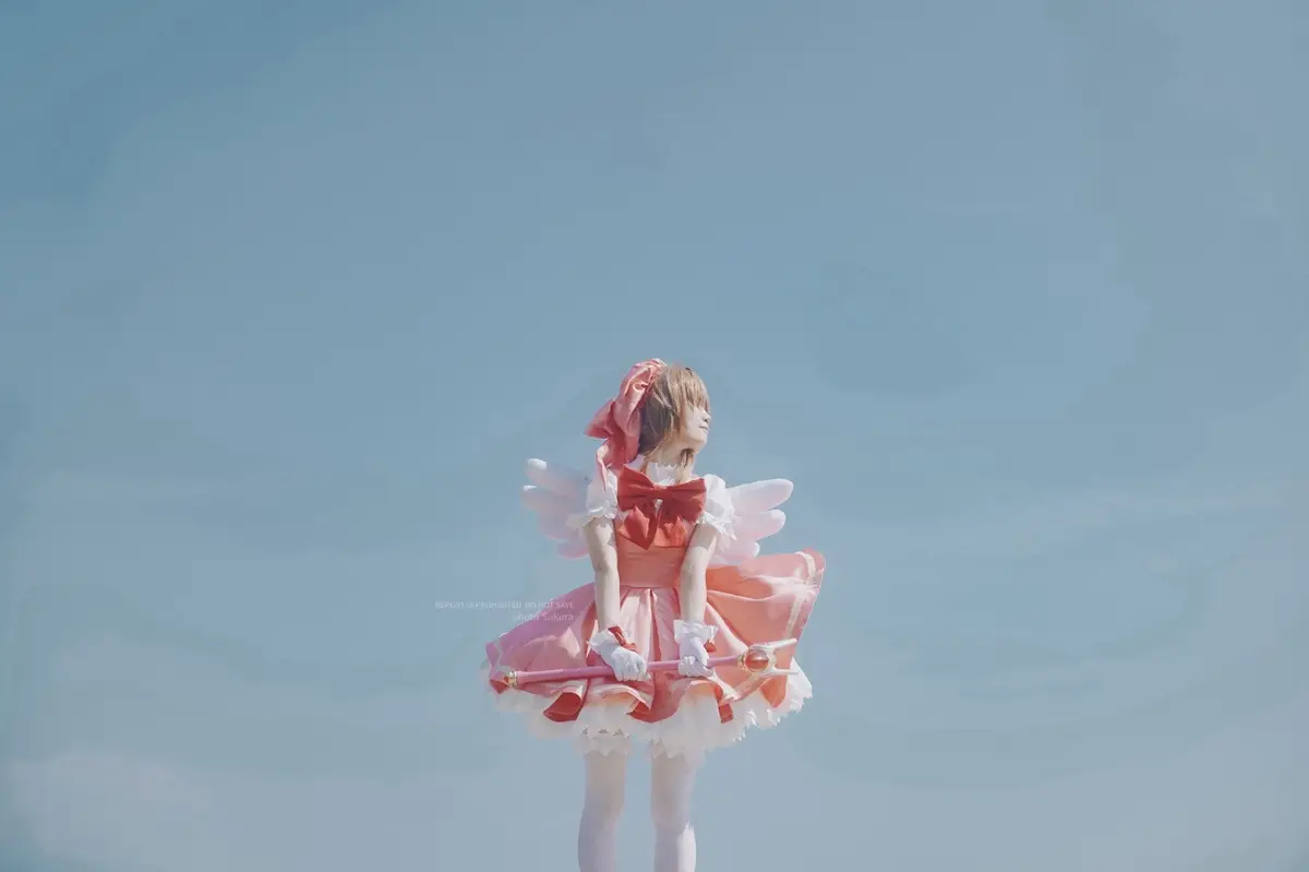 【画像・写真】【コスプレ図鑑】OP曲が脳内再生される･･･塩味『CCさくら』木之本桜　立体感シルエットの”魔法”