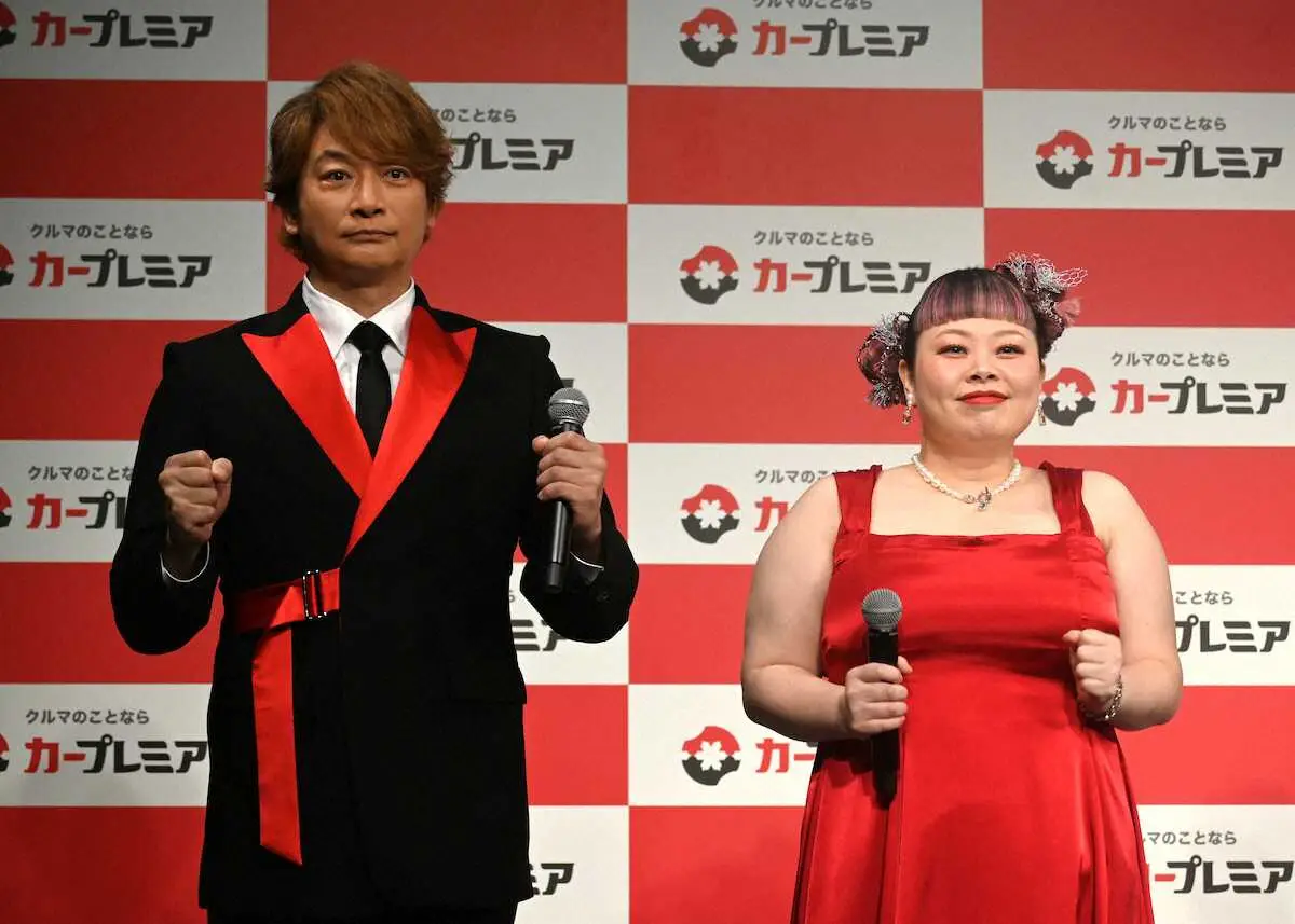 【画像・写真】香取慎吾　CMでダンス披露も…SMAPでは「案外、踊ってない」　「カープレミア」新CM発表会