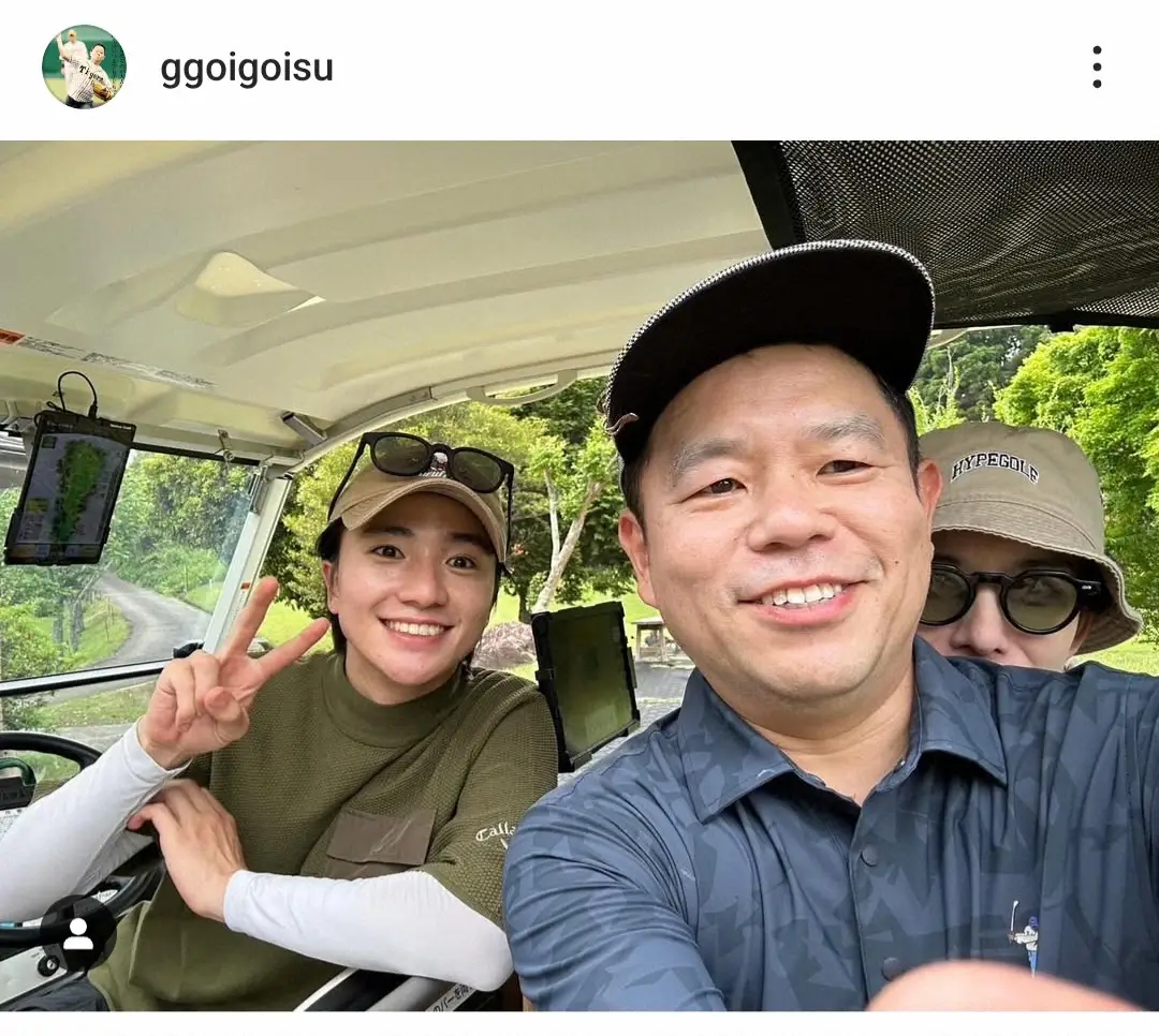 【画像・写真】ダイアン津田「違和感しかないやろ！」大物俳優との豪華ゴルフショットに「羨ましすぎる」「ずるい」