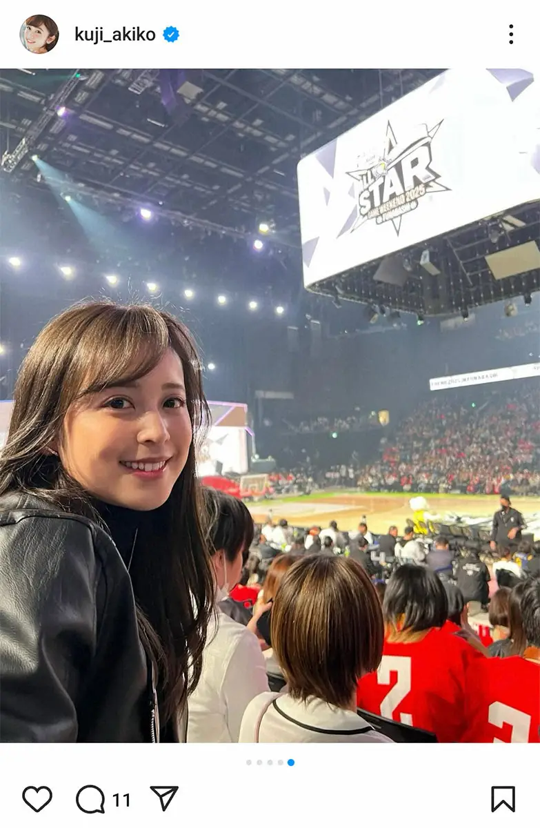 【画像・写真】久慈暁子のインスタグラム（＠kuji_akiko）から 