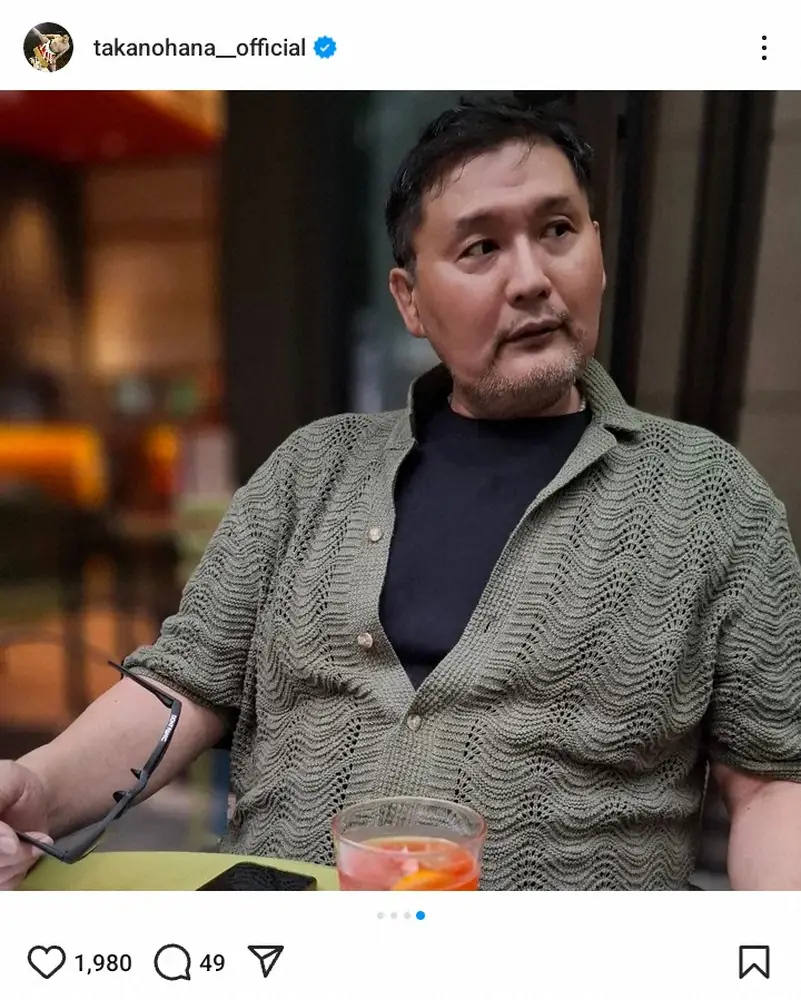 【画像・写真】「お父様そっくり」力士の面影はゼロ？52歳元横綱の近影に「ダンディ」「街中で会っても気がつかない」