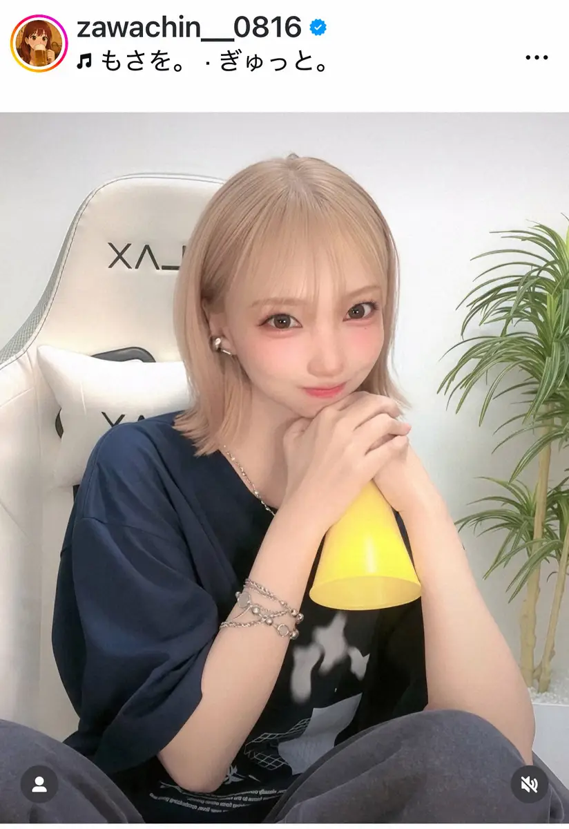 【画像・写真】32歳の人気タレント　「金髪の切りっぱなしボブ」イメチェン姿に「反則級です」「やばっかわいっっ」の声