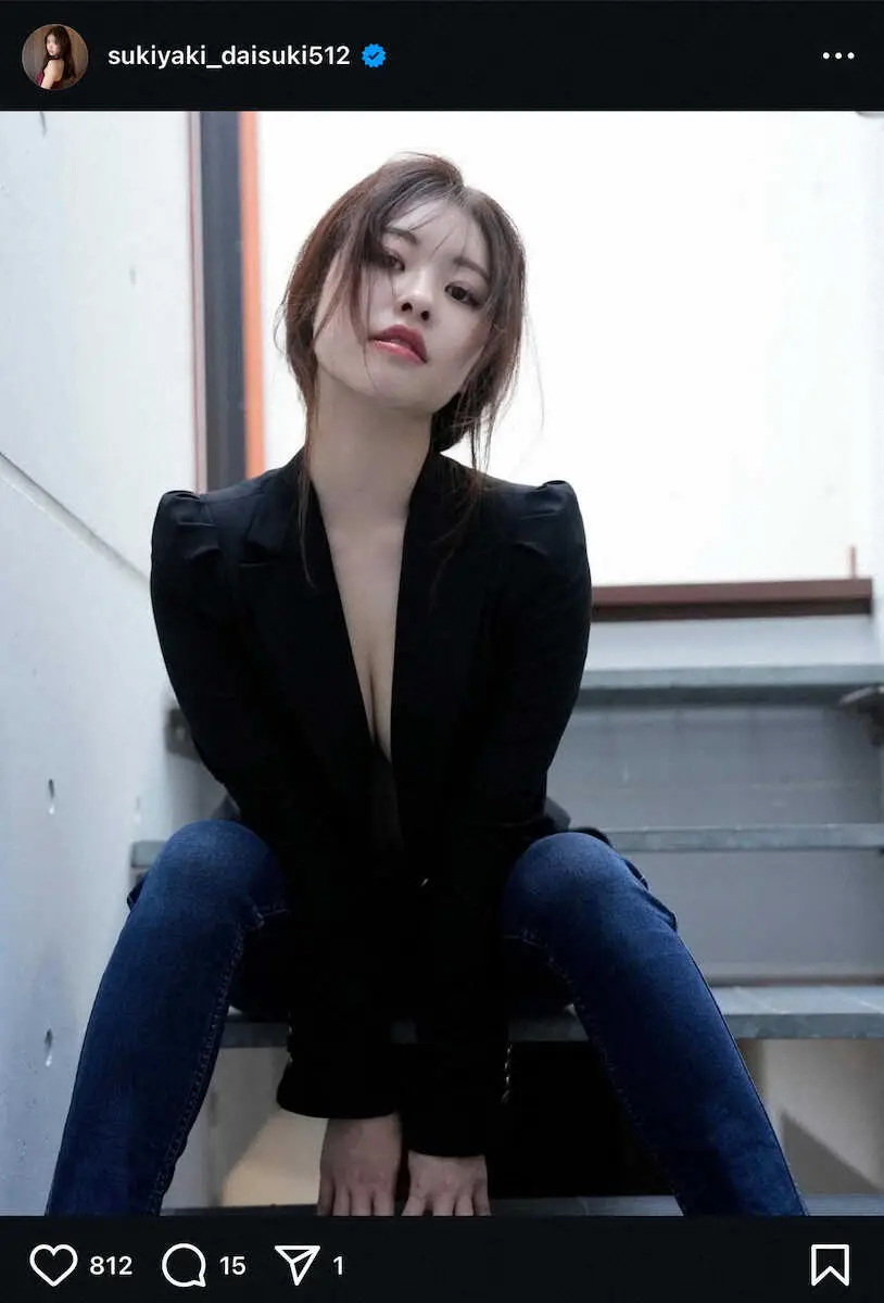 【画像・写真】元AKB48メンバーが“艶っぽい”ジャケットS！ネット大興奮「セクシー」「マブイ女…」「可愛い」