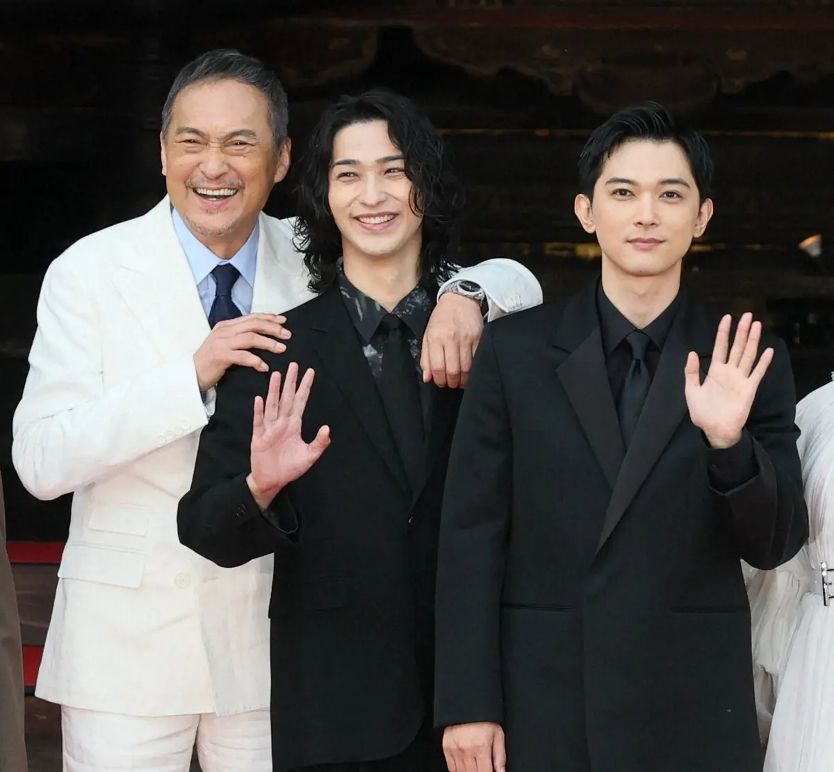 【画像・写真】渡辺謙「国宝」ジャパンプレミアで神対応連発　のど不調の森七菜をフォロー　吉沢亮にツッコみ会場盛り上げ